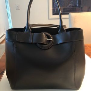 Furla leather tote bag